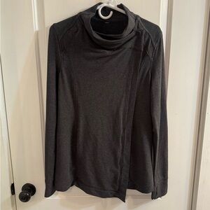 Lululemon Coast Wrap Heathered Mod Black